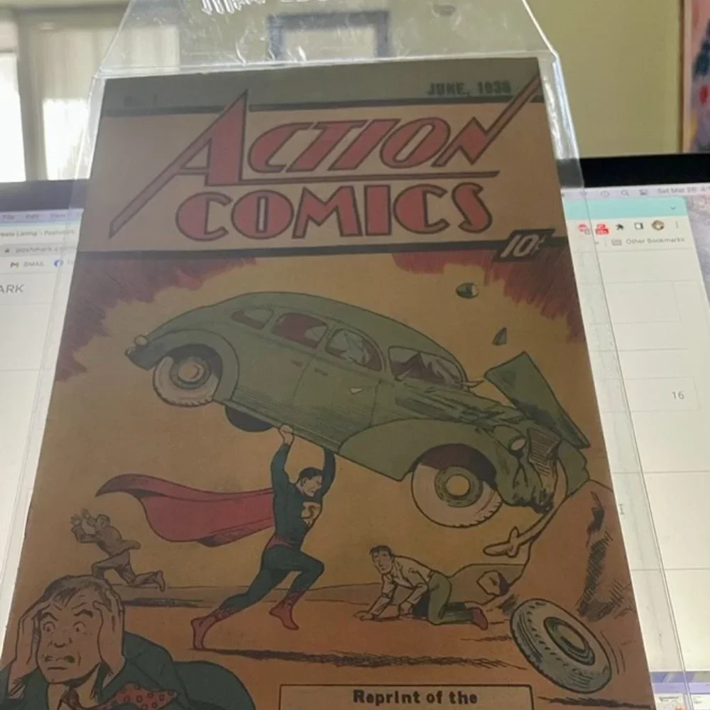 Number One Action Superman Comic Book (reprint) 1976. Excellent condition. No. 1 - Picture 3 of 3